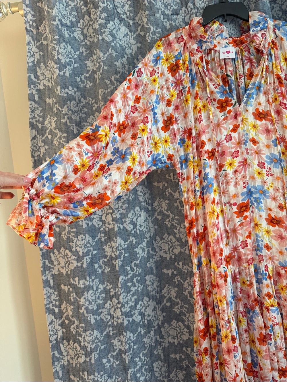 Buddy Love Multicolor Floral Midi Dress - Picture 3 of 4